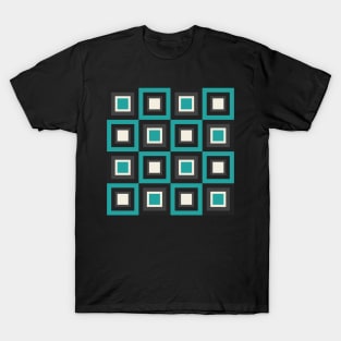 retro geometrical mid century pattern T-Shirt